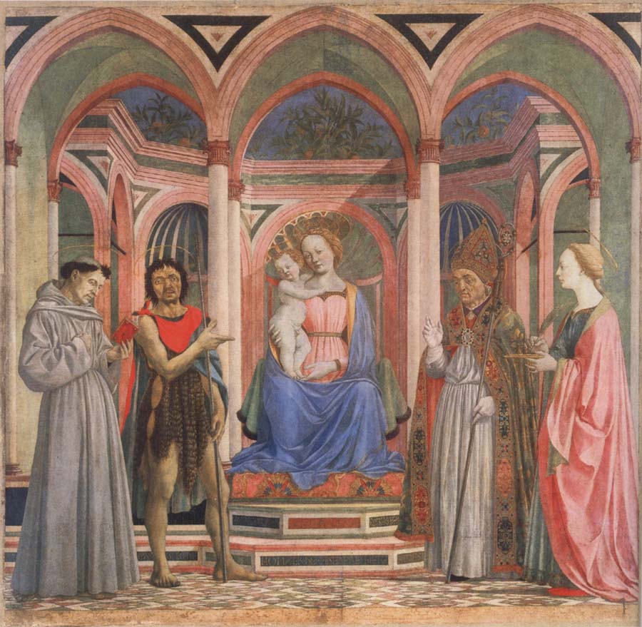 DOMENICO VENEZIANO The Madonna with Child and Saints